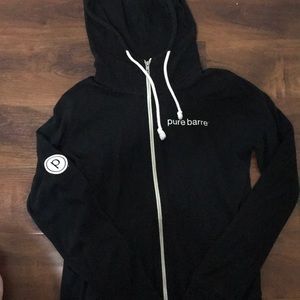 Black Pure Barre hoodie